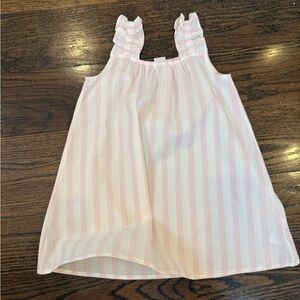 Crewcuts Pink and White Striped Girls Nightgown